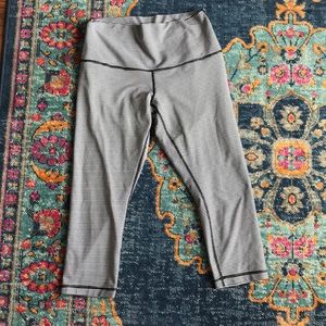 Lululemon crop gingham leggings